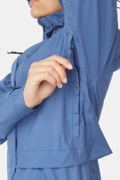 Hot Ayacucho Regenjas Canopy 3 Layer Coat W Atlantic Blue