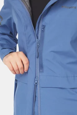 Hot Ayacucho Regenjas Canopy 3 Layer Coat W Atlantic Blue