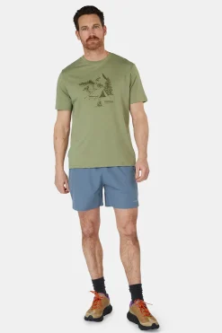 New Ayacucho Short Mountain Performance Shorts M Blue Mirage