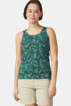 Discount Ayacucho Top Greenwood Tank Top W Bistro Green Print