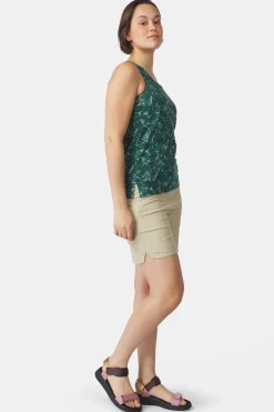 Discount Ayacucho Top Greenwood Tank Top W Bistro Green Print