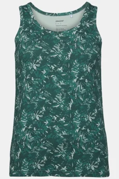 Discount Ayacucho Top Greenwood Tank Top W Bistro Green Print