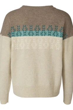 Best Ayacucho Trui Lugano Jaquard Wool Jumper W Stone