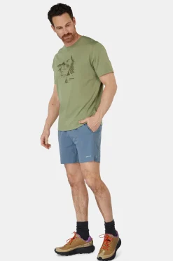 Fashion Ayacucho T-Shirt Campsite Sketch M Moss