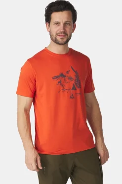 T-Shirt Campsite Sketch M-Ayacucho Online