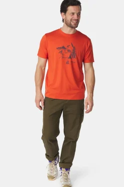 T-Shirt Campsite Sketch M-Ayacucho Online