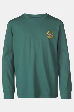 Outlet Ayacucho T-Shirt Crest Ls Printed K Bistro Green