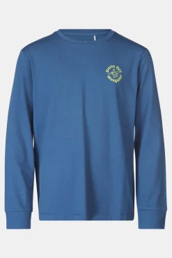 Fashion Ayacucho T-Shirt Crest Ls Printed K Ensign Blue