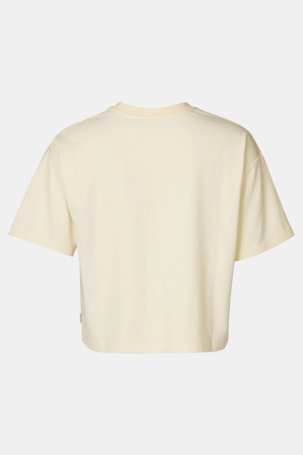 Fashion Ayacucho T-Shirt Cropped Mini Embroidery Tee W Ecru