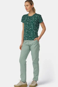 Online Ayacucho T-Shirt Greenwood Ss W Bistro Green Print