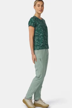 Online Ayacucho T-Shirt Greenwood Ss W Bistro Green Print