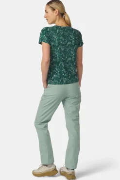 Online Ayacucho T-Shirt Greenwood Ss W Bistro Green Print