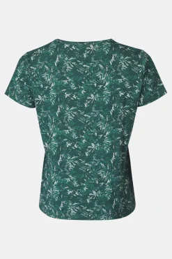 Online Ayacucho T-Shirt Greenwood Ss W Bistro Green Print