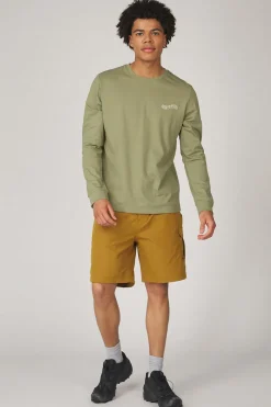 Clearance Ayacucho T-Shirt Hillside Organic Ls M Moss