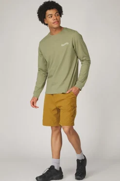 Clearance Ayacucho T-Shirt Hillside Organic Ls M Moss