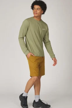 Clearance Ayacucho T-Shirt Hillside Organic Ls M Moss