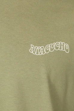 Clearance Ayacucho T-Shirt Hillside Organic Ls M Moss