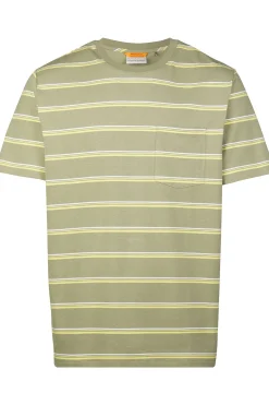 T-Shirt Journey Striped Organic Ss M-Ayacucho Clearance