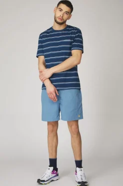 Sale Ayacucho T-Shirt Journey Striped Organic Ss M Navy Combo