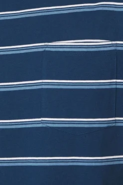 Sale Ayacucho T-Shirt Journey Striped Organic Ss M Navy Combo