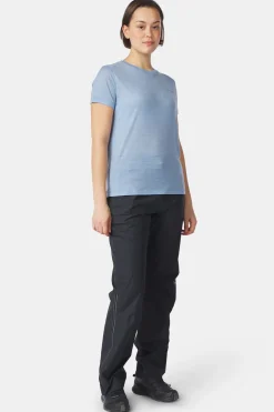 Outlet Ayacucho T-Shirt Ridge Trail Merino Print Ss W Soft Chambray