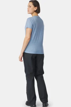 Outlet Ayacucho T-Shirt Ridge Trail Merino Print Ss W Soft Chambray