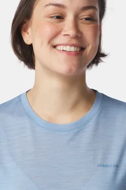 Outlet Ayacucho T-Shirt Ridge Trail Merino Print Ss W Soft Chambray