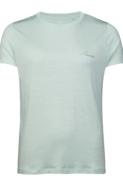 Fashion Ayacucho T-Shirt Ridge Trail Merino Print Ss W Surf Spray