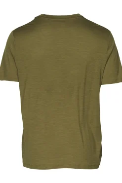 Fashion Ayacucho T-Shirt Ridge Trail Merino Print Ss M Sphagnum