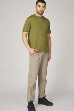 Fashion Ayacucho T-Shirt Ridge Trail Merino Print Ss M Sphagnum