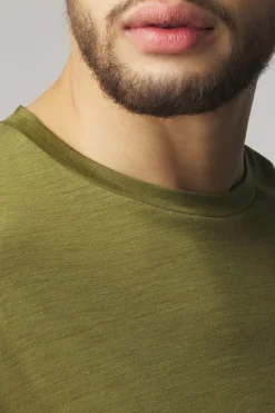 Fashion Ayacucho T-Shirt Ridge Trail Merino Print Ss M Sphagnum