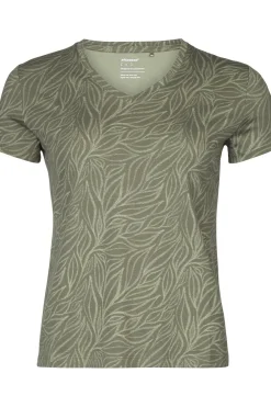 Online Ayacucho T-Shirt Vicki Tee Ss W Moss Leaf Doodles
