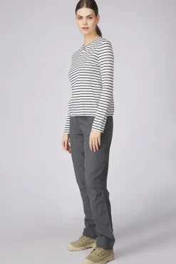 T-Shirt Womens Long Sleeve Striped-Ayacucho Discount