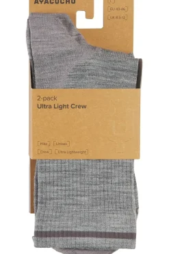 Wandelsokken Ultra Light Crew 2-Pack-Ayacucho Sale