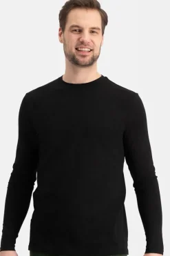 Outlet Bamboo Basics Ondergoed Rolf Ls Tee 2-Pack Black