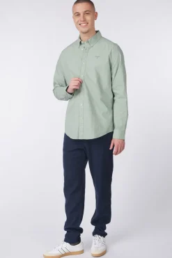 Sale Barbour Hemd Garment Dyed Poplin Pale Apple