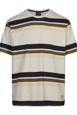 Clearance Barbour T-Shirt Golborne Stripe Relaxed Lead