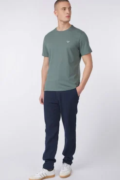 Clearance Barbour T-Shirt Tartan Sports Vintage Teal/North Shore Tartan