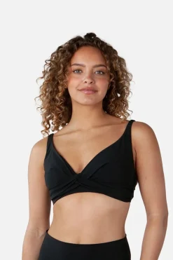 Best Barts Bikini Top Solid Cross Full Black
