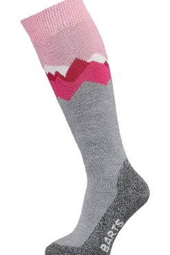 Hot Barts Skisok Mountains Kids Pink