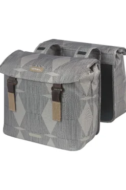 Fietstas Achter Elegance Double Pannier Bag-Basil Clearance