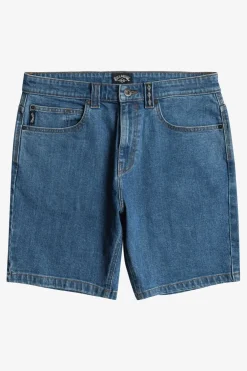 Hot Billabong Short Larry Cord Denim Ocean Wash