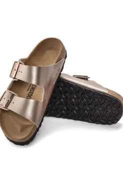 Hot Birkenstock Slippers Arizona Birko-Flor Copper