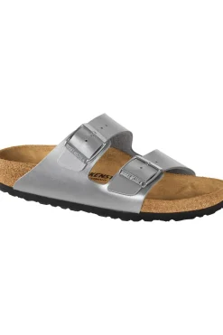 Hot Birkenstock Slippers Arizona Birko-Flor Silver