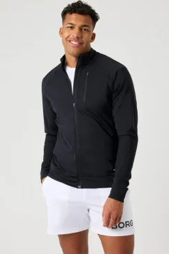 Best Bjorn Borg Fleece Borg Training Midlayer Jacket Black Beauty