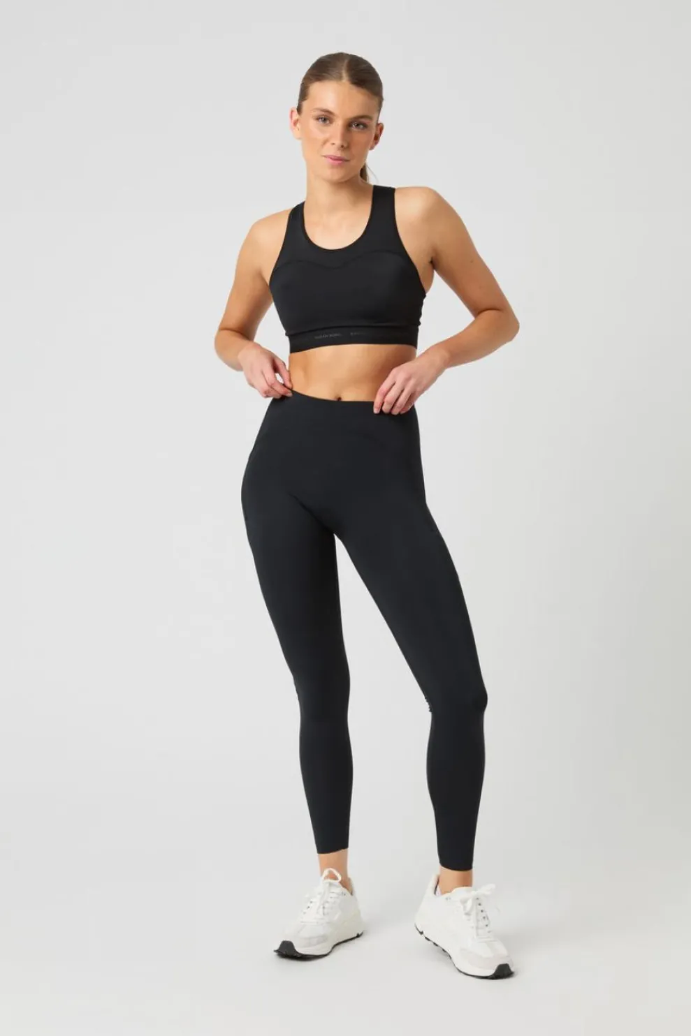 New Bjorn Borg Sport Bh Borg Running High Support Bra Black Beauty