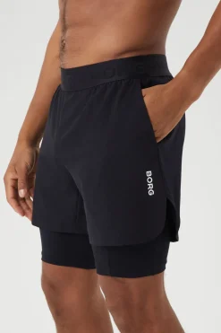 Online Bjorn Borg Sportshort Borg 2 In 1 Shorts Black Beauty