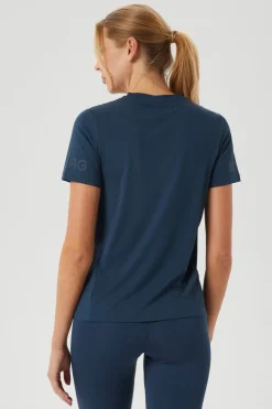 New Bjorn Borg T-Shirt Borg Midnight Navy