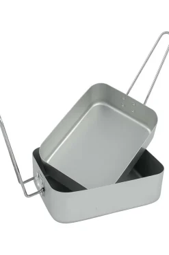 Outlet Blue Mountain Kookgerei Pannenset Gamelle 2-Dlg Alu ZILVER