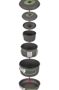 Hot Blue Mountain Kookgerei Pannenset Explorer 4-Dlg *